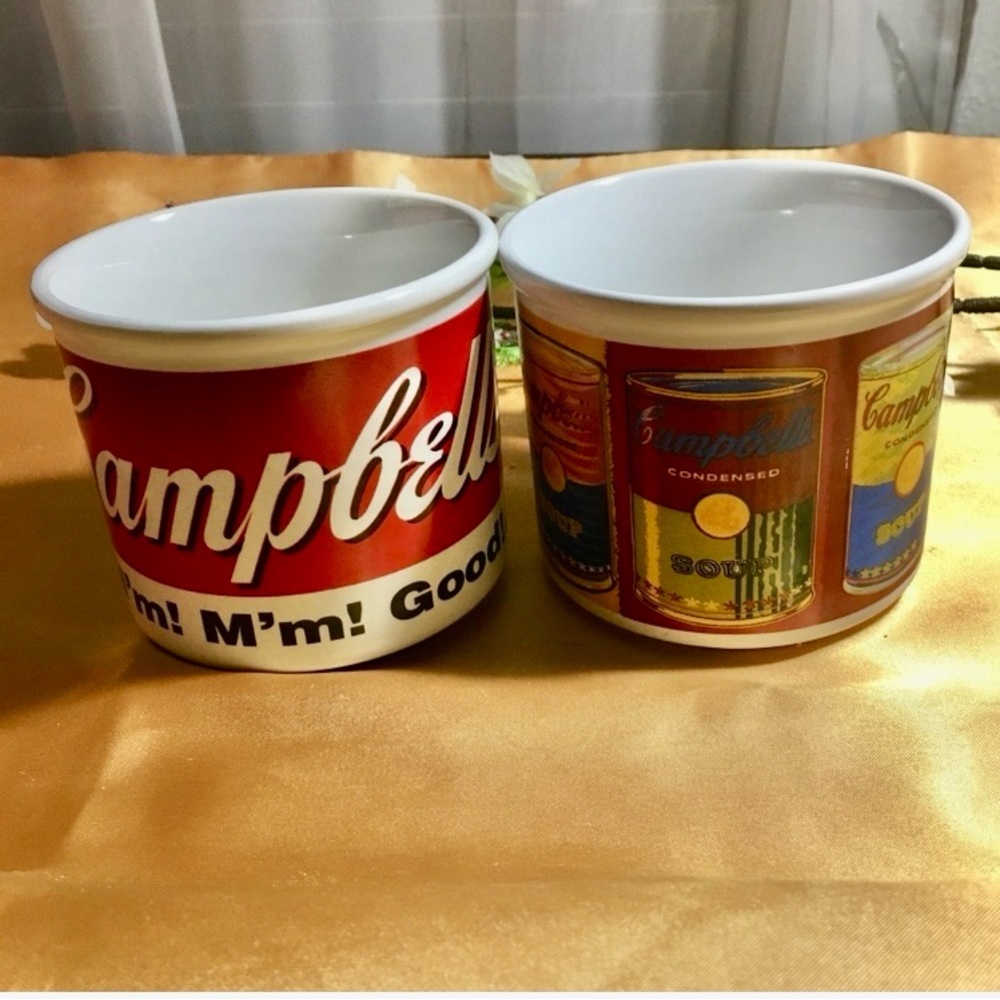 (2) CAMPBELL SOUP MUGS (1998)